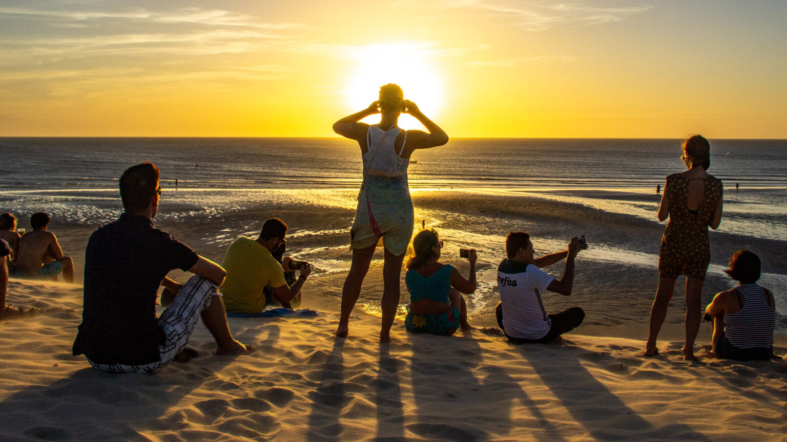 Pôr do sol em Jeri
