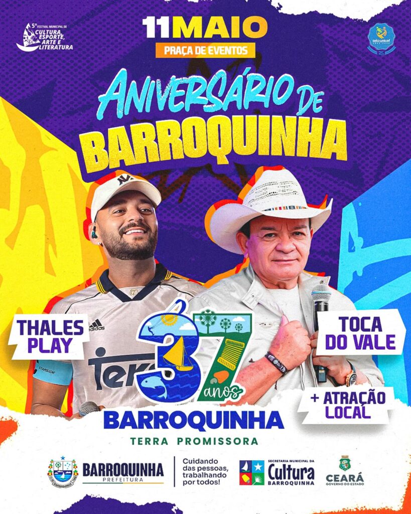 Barroquinha-CE: Parabéns pelos seus 37 anos de história 1 11 de Maio - Aniversário de Barroquinha-Ce - (Fotos: Arcevo Pessoal / Wanderso Silva)