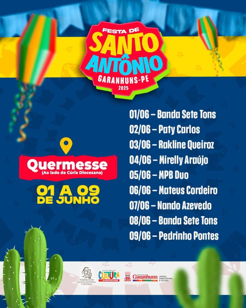Festa de Santo Antônio em Garanhuns 2025: Tradição no Agreste pernambucano 1 prefgaranhuns 2025 06 01T145715.000Z 1