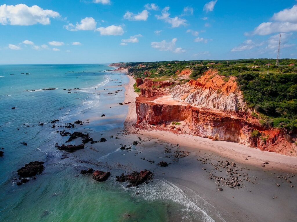 Veja a praia de redonda em Icapuí que tem águas cristalinas e pouca gente conhece! 1 Praia de Redonda